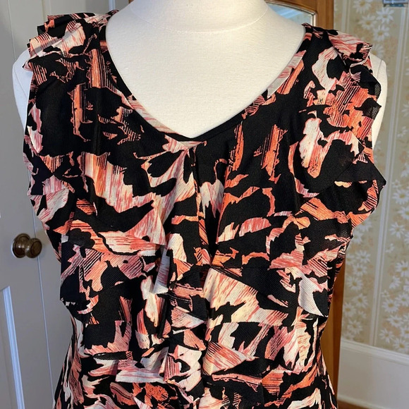 🌺 Style and Co sleeveless floral Size L 🌺 - Picture 2 of 8